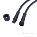 IP67 Cable de conector de extensión espiral masculina a femenina